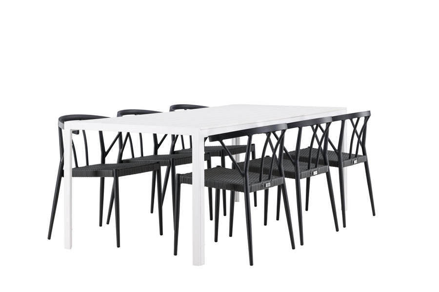 Break Rektangulær Spisegruppe 