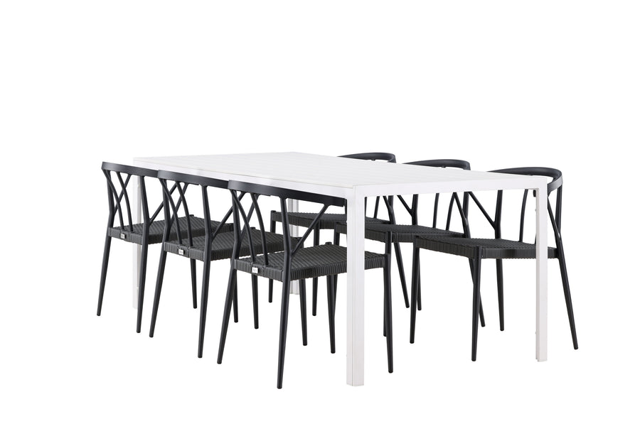 Break Rektangulær Spisegruppe 