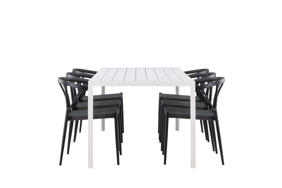 Break Rektangulær Spisegruppe 