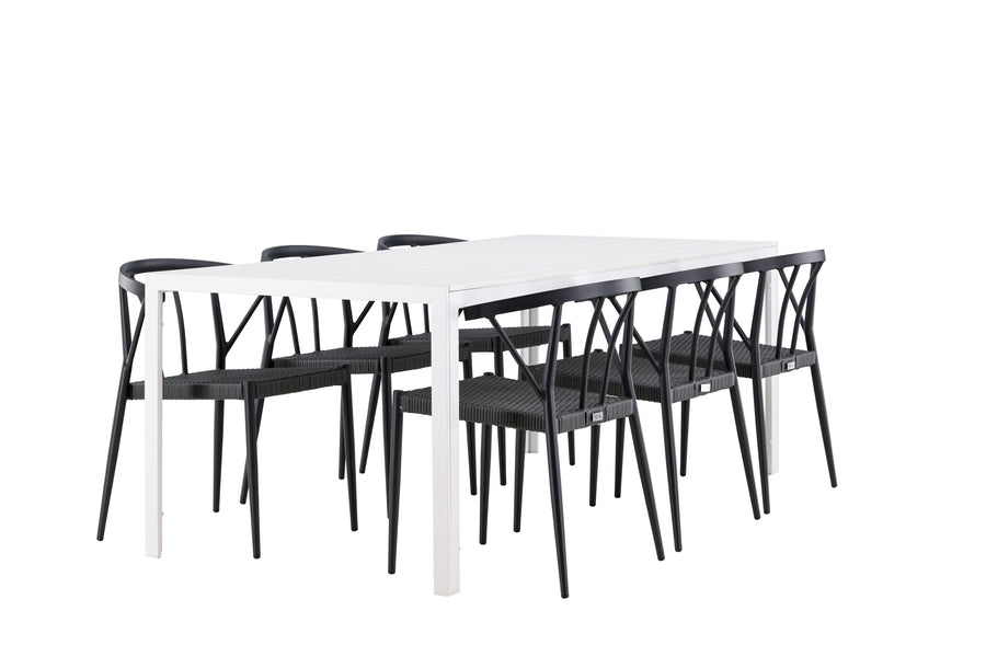 Break Rektangulær Spisegruppe 