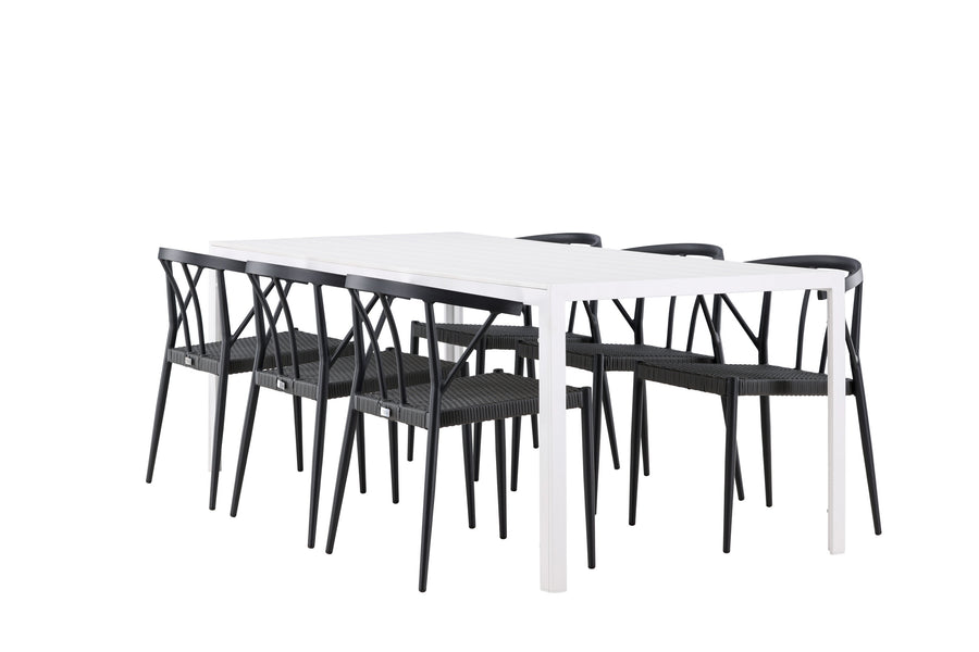 Break Rektangulær Spisegruppe 