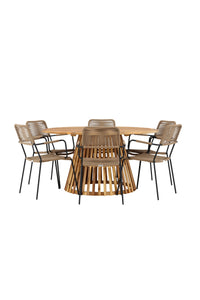 Ensemble de salle à manger rond Tucumán 