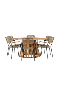 Ensemble de salle à manger rond Tucumán 