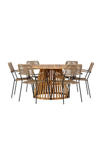 Ensemble de salle à manger rond Tucumán 