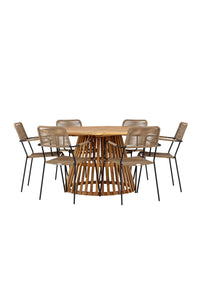 Ensemble de salle à manger rond Tucumán 