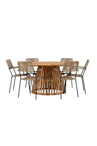 Ensemble de salle à manger rond Tucumán 