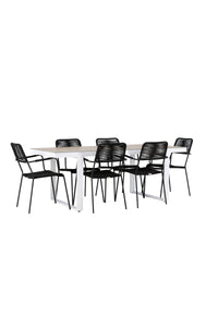 Merlo Rektangulær Spisegruppe 