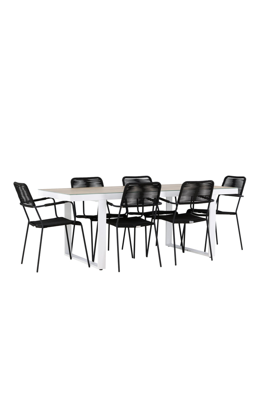 Merlo Rektangulær Spisegruppe 