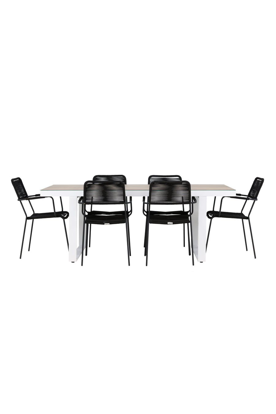 Merlo Rektangulær Spisegruppe 