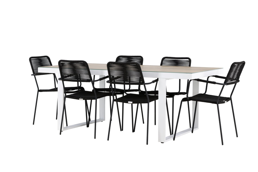 Merlo Rektangulær Spisegruppe 
