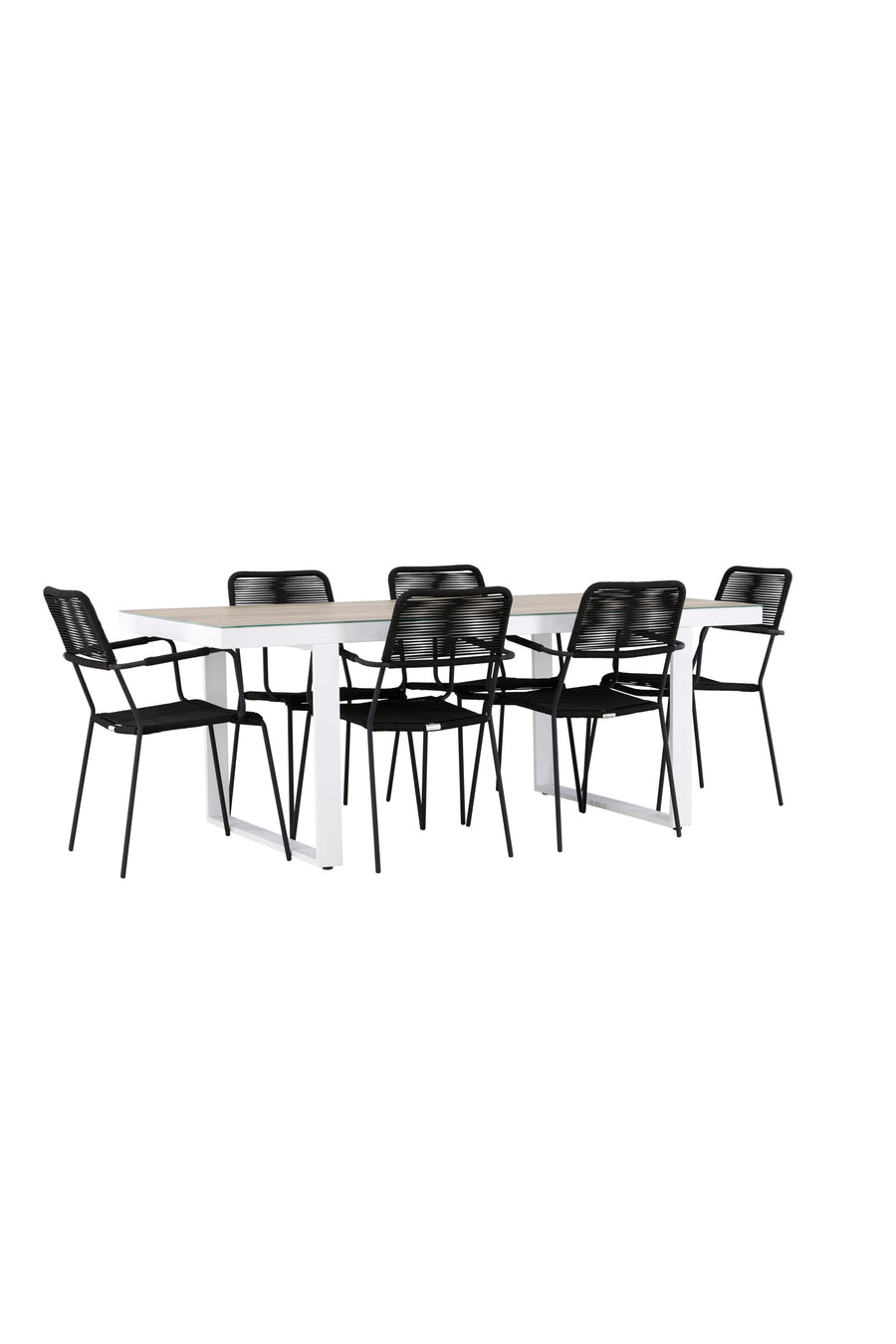 Merlo Rektangulær Spisegruppe 