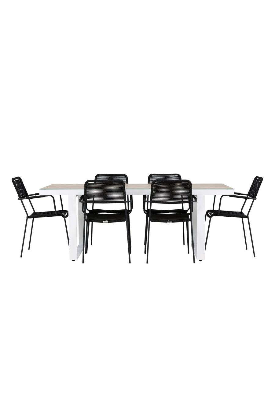Merlo Rektangulær Spisegruppe 