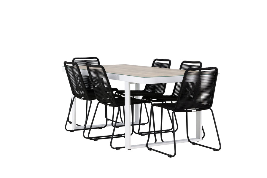 Merlo Rektangulær Spisegruppe 