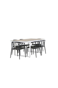 Merlo Rektangulær Spisegruppe 
