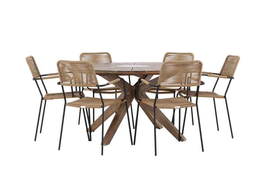 Rosario Rund Spisegruppe 