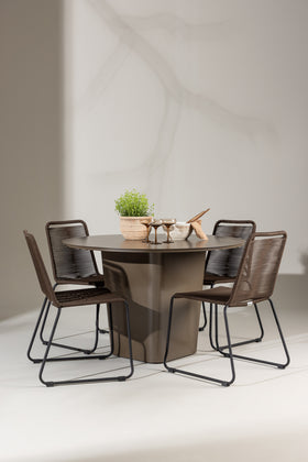 Santa Fe Rund Spisegruppe 