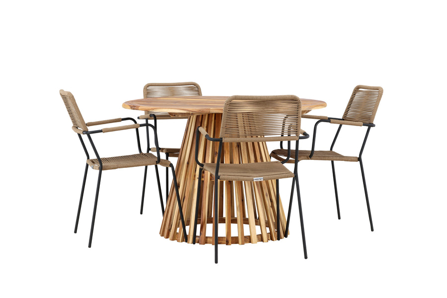 Lumpur Rund Spisegruppe 