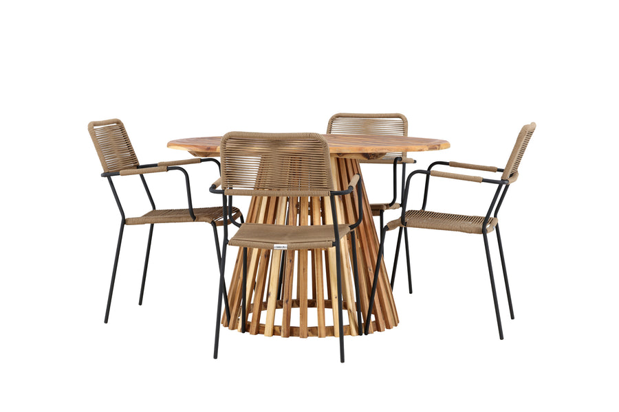 Lumpur Rund Spisegruppe 