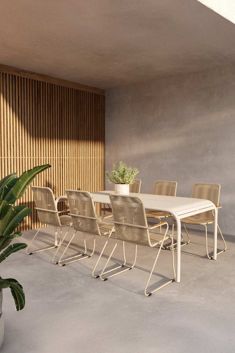 Ensemble de repas Borneo avec les chaises Bois 