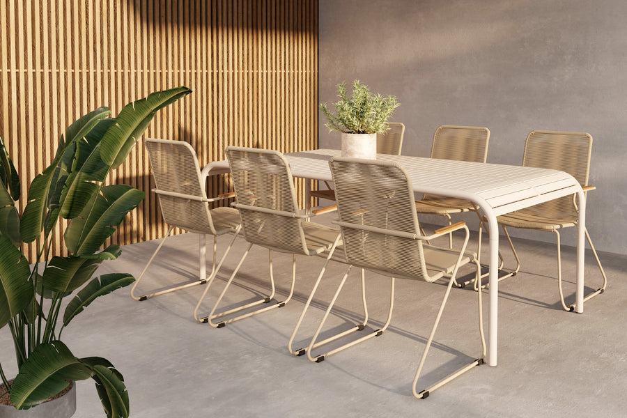 Ensemble de repas Borneo avec les chaises Bois 