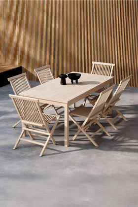 Ensemble de repas Kenya avec les chaises Kenya 