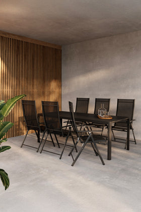 Ensemble de repas Giardini avec les chaises Levanzo 