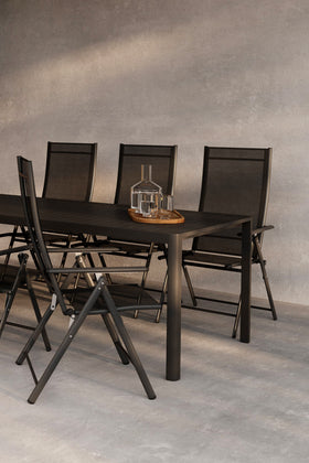 Ensemble de repas Giardini avec les chaises Levanzo 
