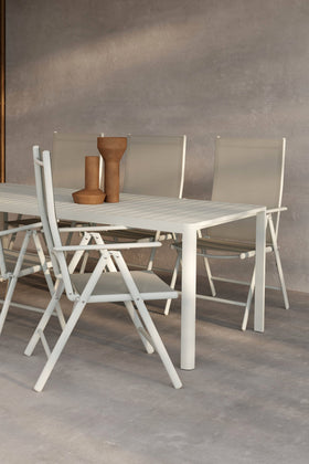 Ensemble de repas Giardini avec les chaises Break 