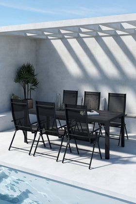 Ensemble repas Mirko avec les chaises Levanzo 