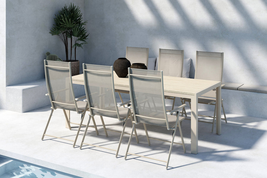 Ensemble de salle à manger Mirko avec les chaises Levanzo 