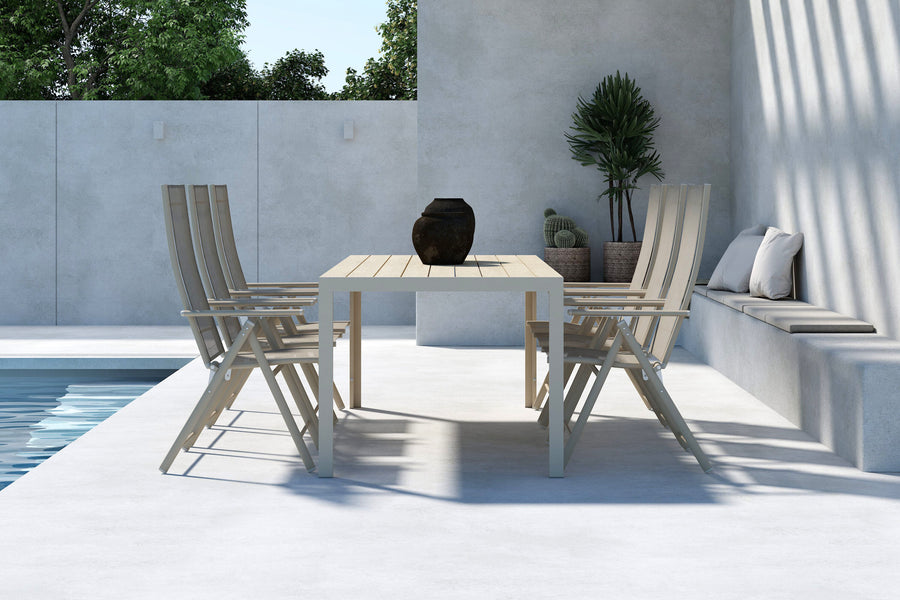 Ensemble de salle à manger Mirko avec les chaises Levanzo 