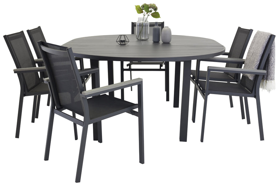 Table à manger Marbella avec chaises Parma 