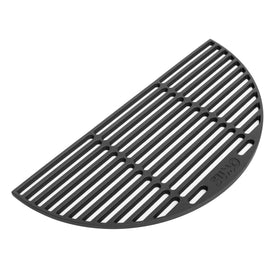 Grille en fonte demi-lune