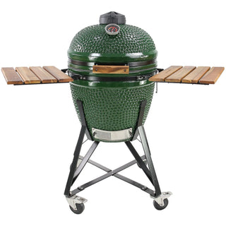 UMAMI Udekøkken Modul 3 til kamado + Kamado SUMO Midi, beige/grøn