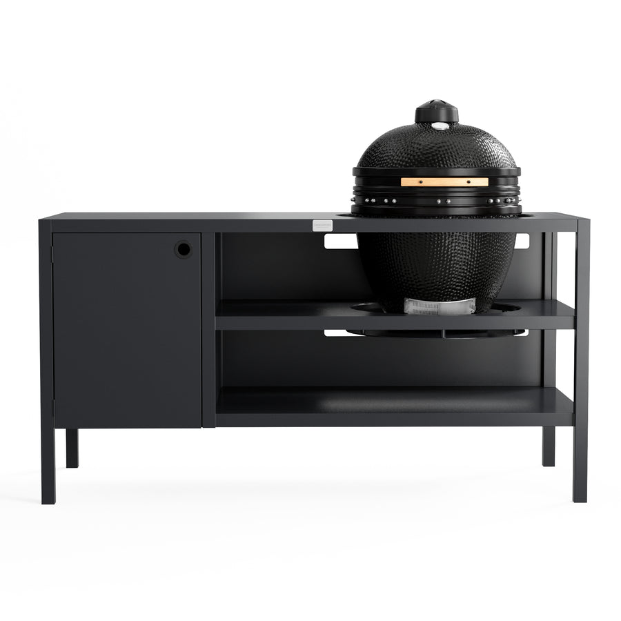 UMAMI Utekjøkken Modul 3 for kamado + Kamado SUMO Midi, svart