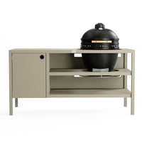 UMAMI Udekøkken Modul 3 til kamado + Kamado SUMO Midi, beige / sort