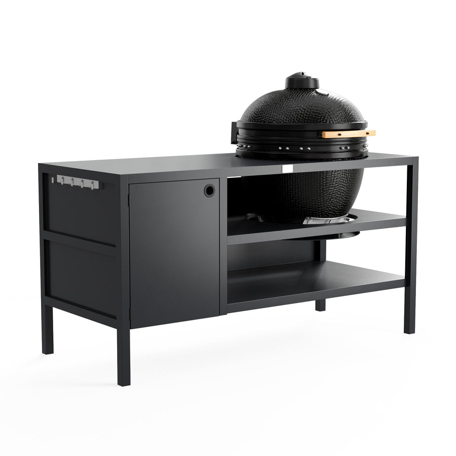 UMAMI Utekjøkken Modul 3 for kamado + Kamado BONO Limited, svart