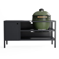 UMAMI Udekøkken Modul 3 til kamado + Kamado SUMO Maxi, sort / grøn