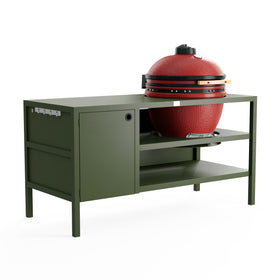 UMAMI Udekøkken Modul 3 til kamado + KAMADO BONO LIMITED, grøn/rød