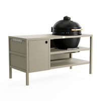 UMAMI Udekøkken Modul 3 til kamado + Kamado SUMO Maxi, beige / sort