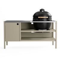 UMAMI Udekøkken Modul 3 til kamado + Kamado BONO Limited, beige / rustfrit / sort