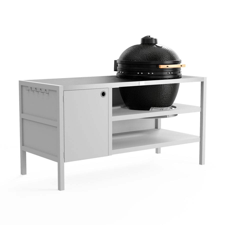 UMAMI Utekök Modul 3 för kamado + KAMADO BONO LIMITED, vit / rostfri / svart