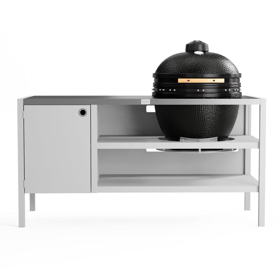 UMAMI Utekök Modul 3 för kamado + KAMADO BONO LIMITED, vit / rostfri / svart