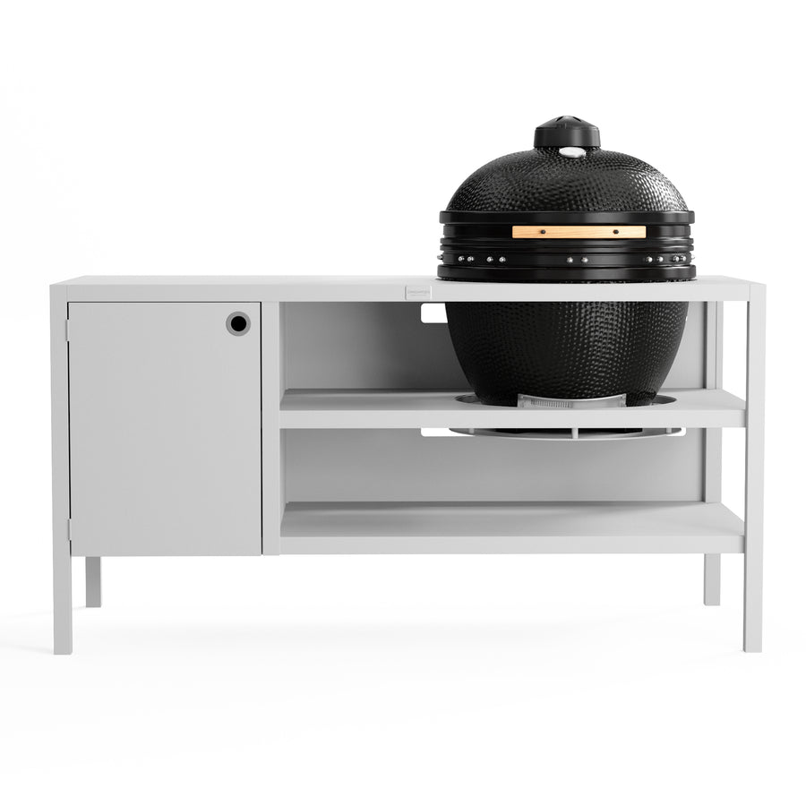 UMAMI Udekøkken Modul 3 til kamado + KAMADO BONO LIMITED, hvid/sort