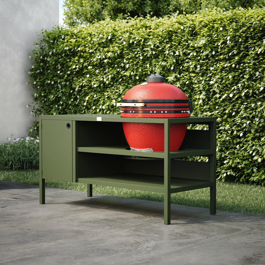 UMAMI Utekök Modul 3 för kamado + Kamado BONO Limited, grön / röd ...