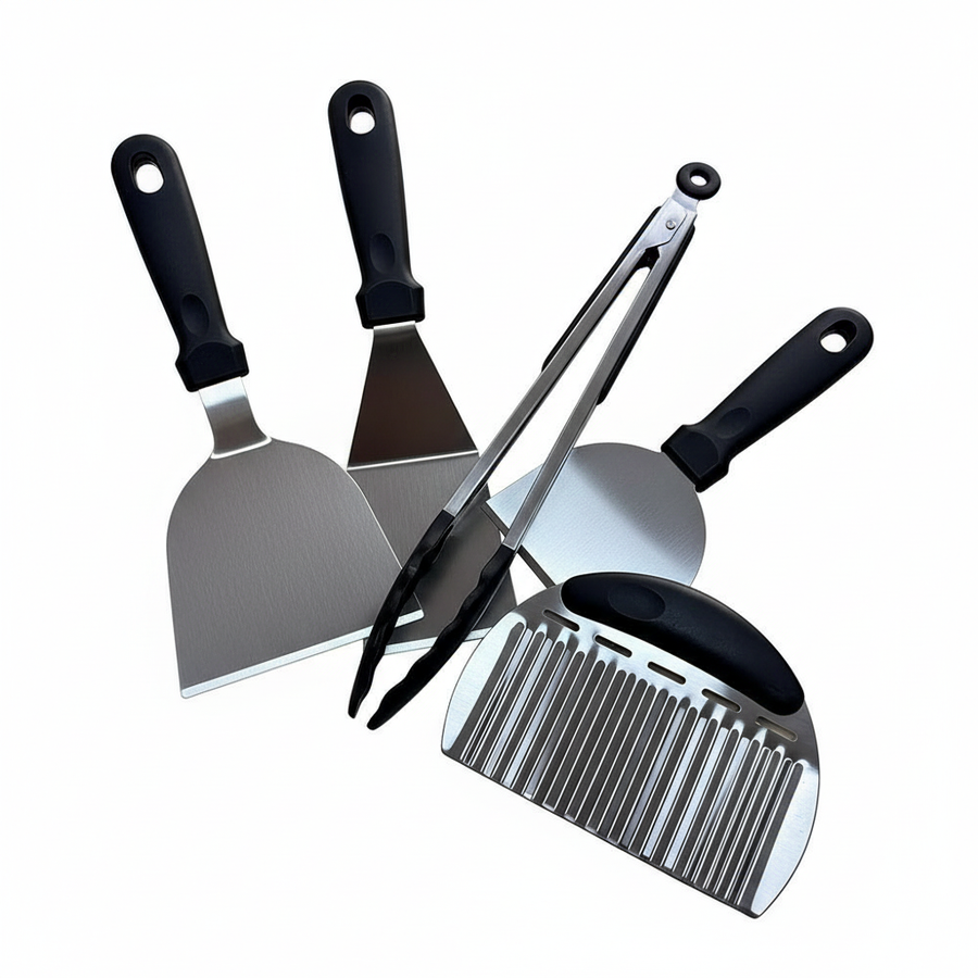Grillredskaber sæt med 5 dele