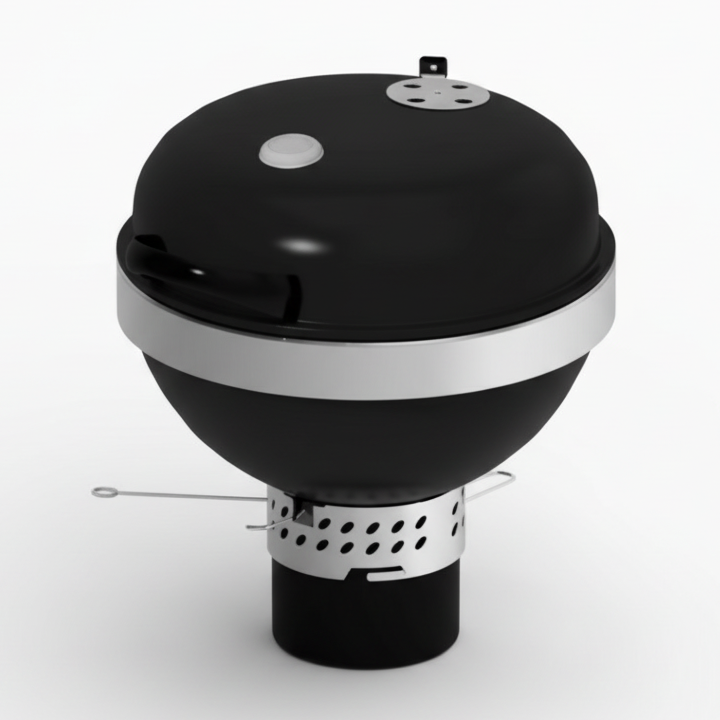 Klotgrill 57 cm, inbyggnad (Gjutjärnsgaller)