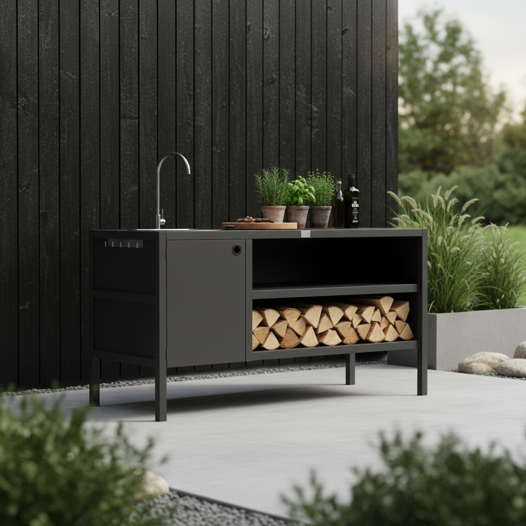 UMAMI modul 3 utekjøkken med vask