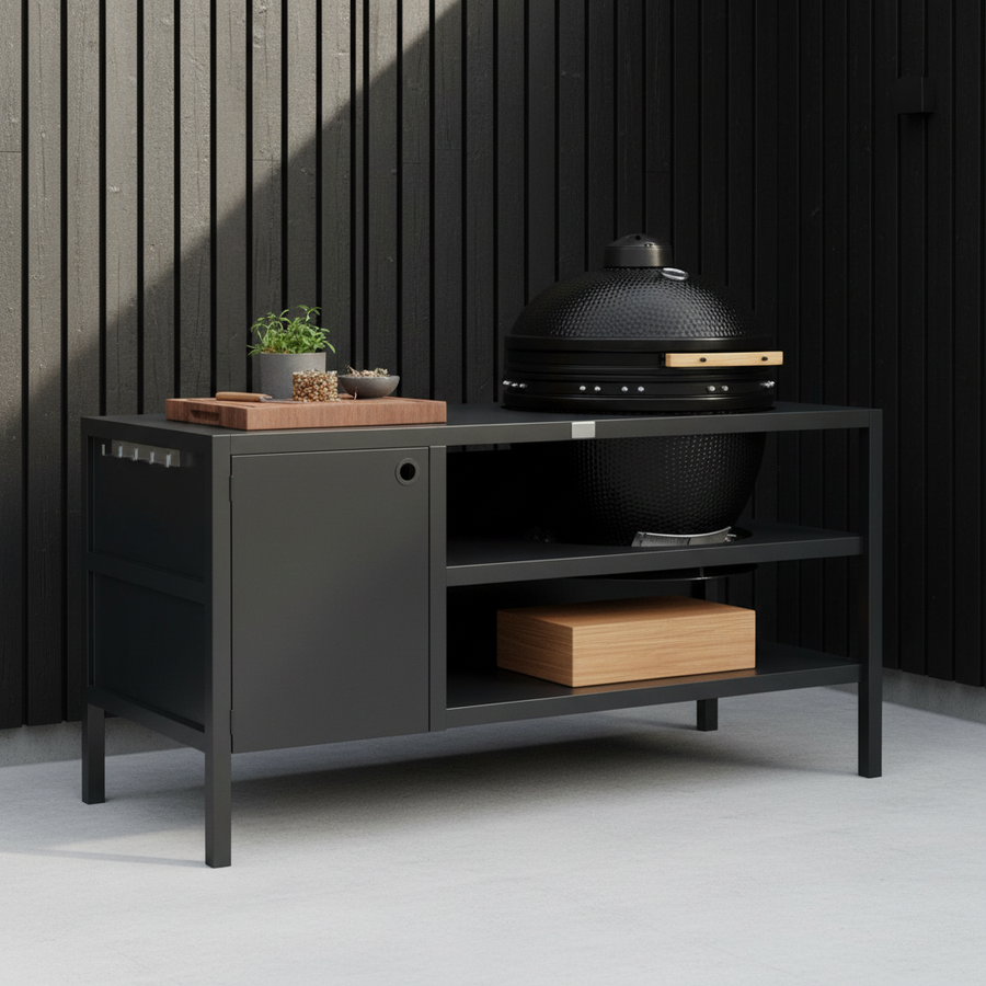 UMAMI Utekök Modul 3 för kamado + Kamado SUMO Maxi, svart