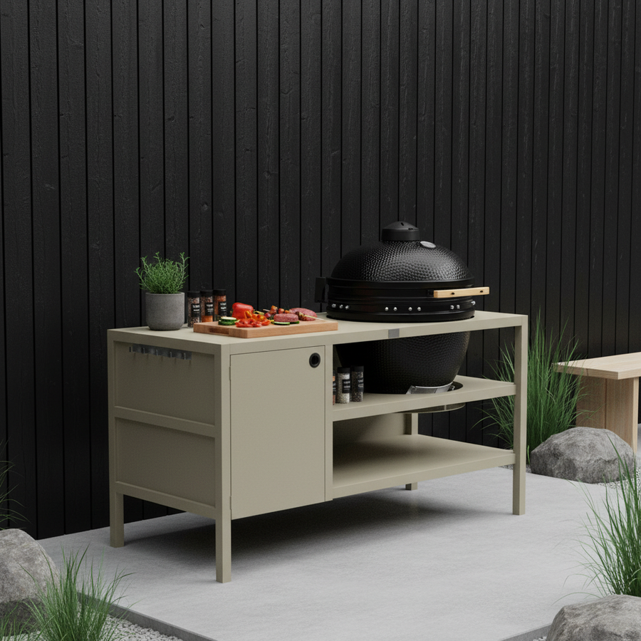 UMAMI Utekök Modul 3 för kamado + Kamado BONO Limited, beige / svart